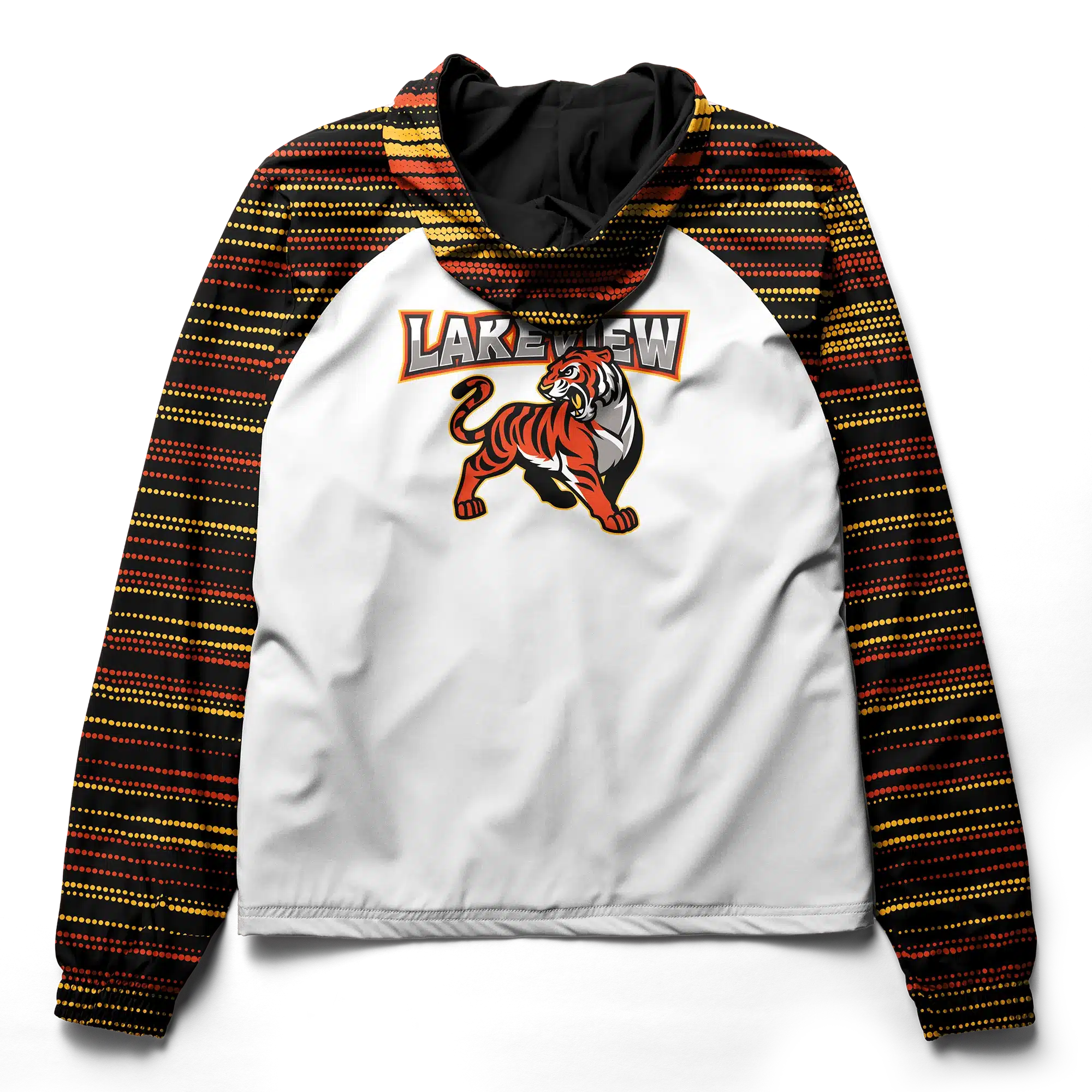 Cliff Keen Custom Sublimated Hooded Warm-Up Jacket with Elastic Waist 4 Cliff Keen Custom Sublimated Hooded Warm-Up Jacket with Elastic Waist - Image 4