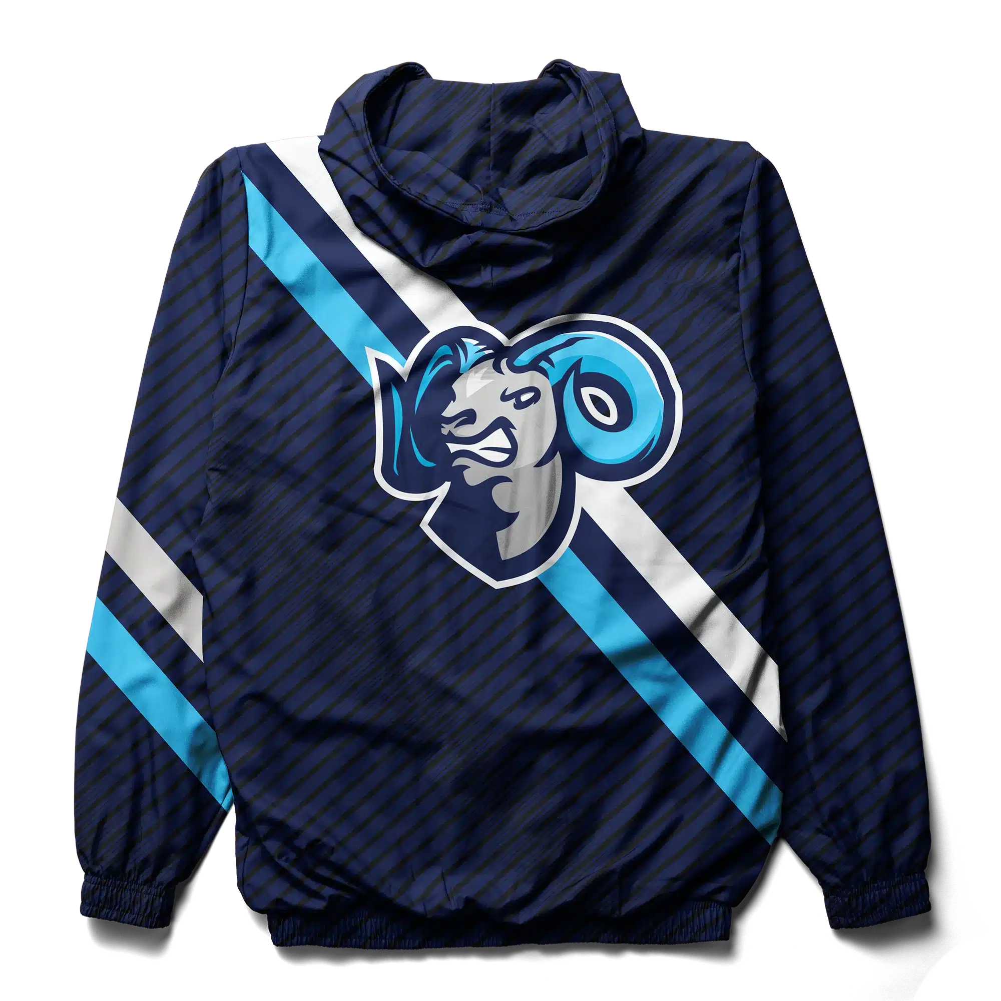 Cliff Keen Custom Sublimated Hooded Warm-Up Jacket with Elastic Waist 7 Cliff Keen Custom Sublimated Hooded Warm-Up Jacket with Elastic Waist - Image 7