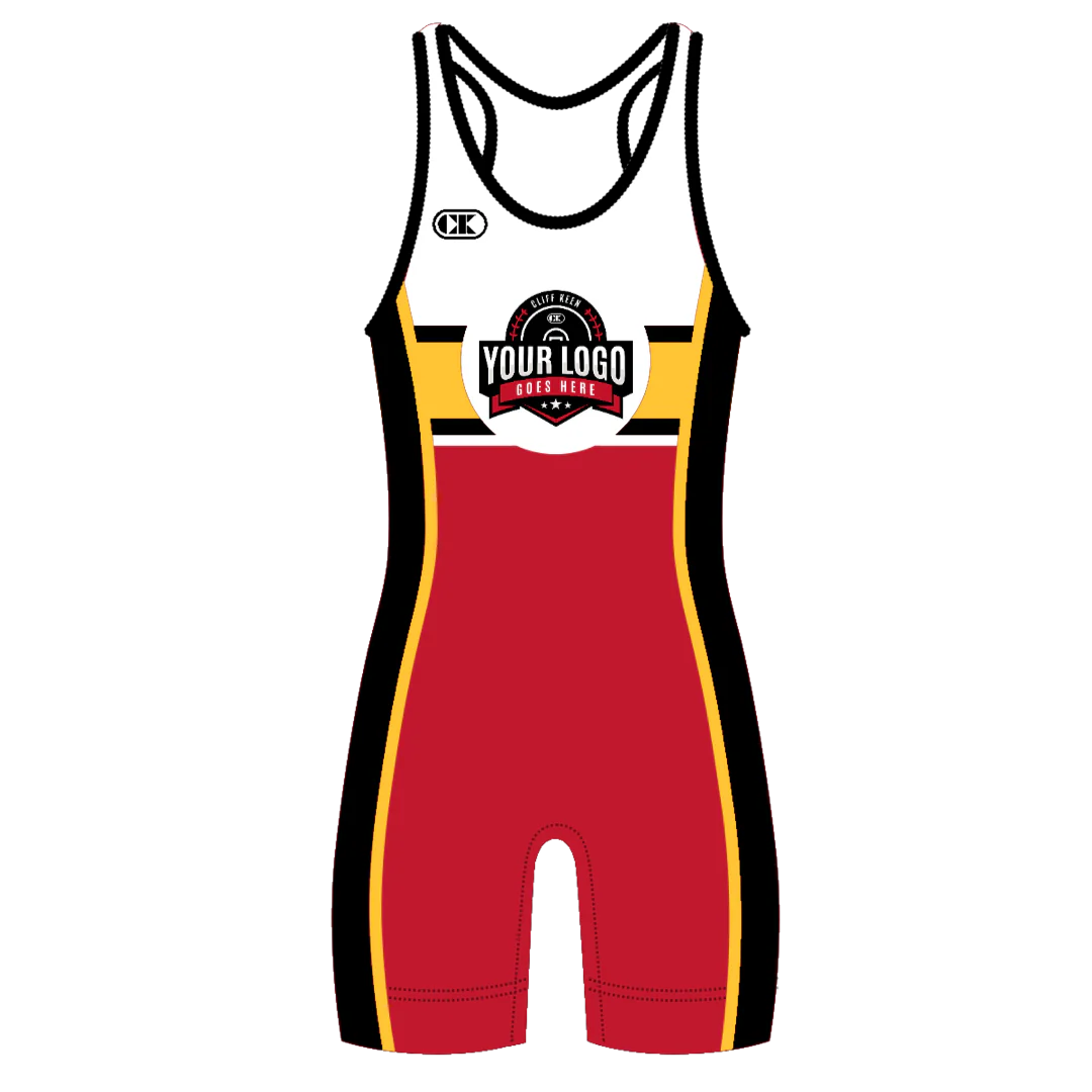 Cliff Keen Style 56 Sublimated Wrestling Singlet Template 2 Cliff Keen Style 56 Sublimated Wrestling Singlet Template - Image 2